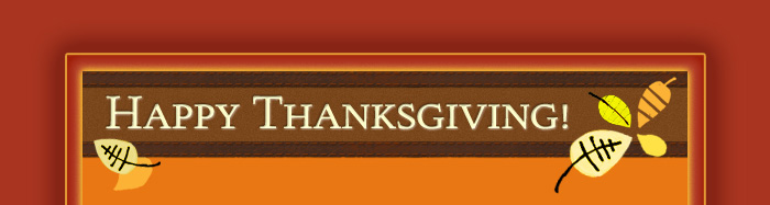 Happy Thanksgiving!