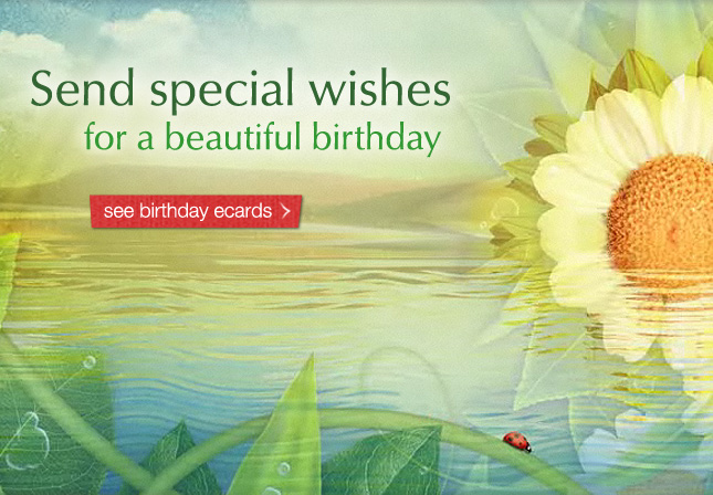 Send special wishes for a beautiful birthday. See birthday ecards