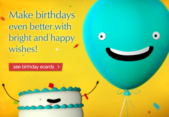 Make birthdays even better with bright and happy wishes. See birthday ecards