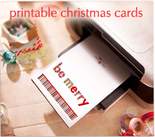 printable Christmas cards
