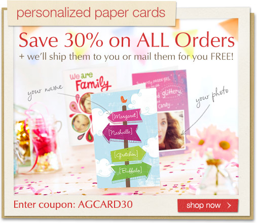 Personalized Paper Cards
