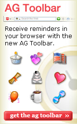 AG Toolbar - Receive reminders in your browser with the new AG Toolbar. Get the AG Toolbar