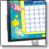 Out desktop calendar alows you get reminders and more delivered directly to your desktop.