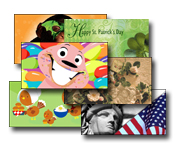 Holiday ecards come for just about every holiday including Valentine's Day, Halloween, Thanksgiving, Christmas and more!