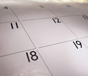 Check out recent calendars the 2003 calendar year, the 2004 calendar year, and the 2005 calendar year to see major events that changed the world.