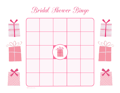 Bridal Shower Bingo