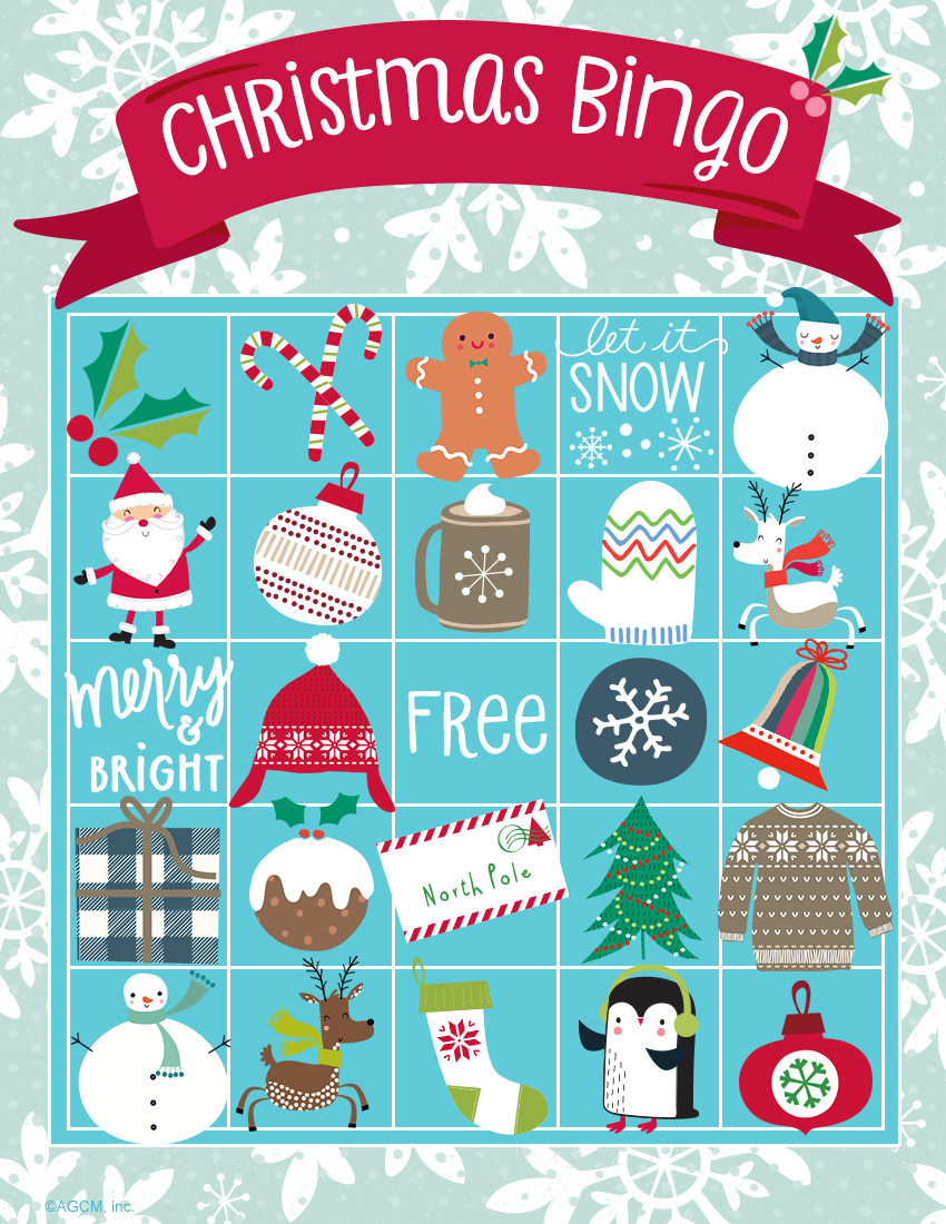 free printable blank christmas bingo cards