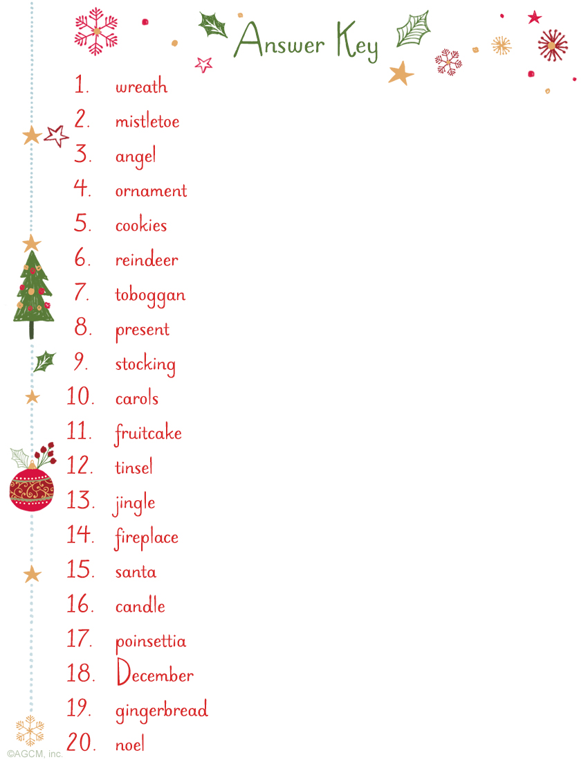 free holiday borders word