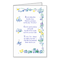 "B" Is for "Boy" Printable New Baby Boy Cards