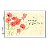 All That Your Mother Meant Printable Sympathy Cards for Family Members