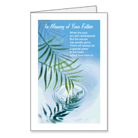In Memory of Father Printable Sympathy Cards for Family Members