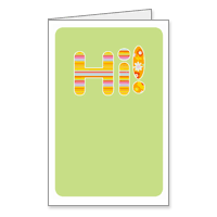Just Saying, Printable Saying Hi Cards