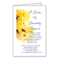 Somebody Special Printable Birthday Cards for Sister