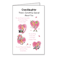 Something Special Printable Birthday Cards for Granddaughter