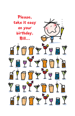 Confetti Confusion Printable Card