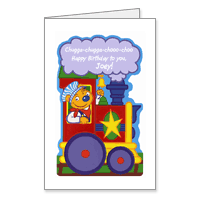 Youre on the Right Track Printable Just for Kids Birthday Cards for Boys