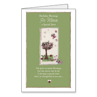 Birthday Blessings Printable Birthday Cards for Sister