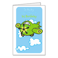 1st Birthday Boy Printable Age Related Birthday Cards for Kids