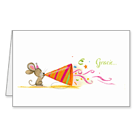 Mouse Party Printable Birthday Cards for Anyone