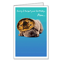 Señor Moment Printable Belated Birthday Cards