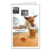 24 Happy Hours Printable Birthday Cards for Him