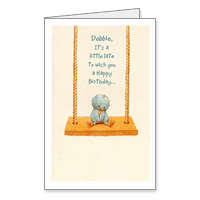 It's a Little Late Printable Belated Birthday Cards