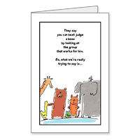 Damn, We're Good! Printable Boss's Day Cards