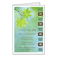 What is a Wonderful Boss? Printable Boss's Day Cards