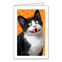 From the Cat Printable Halloween Cards for Anyone