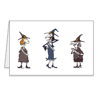 Best Witches Printable Halloween Cards for Anyone