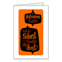 A Halloween Riddle Printable Halloween Cards for Anyone