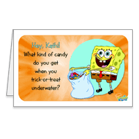 Halloween Printable Card: Underwater Treats
