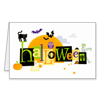 Happy Thoughts and Wishes Printable Halloween Cards for Anyone