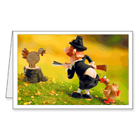 Butt, Of Course! Printable Funny Thanksgiving Cards