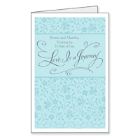 Love Is a Journey Printable Wedding & Engagement Congratulations Cards