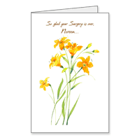 Glad Your Surgery's Over Printable Get Well Cards for Anyone
