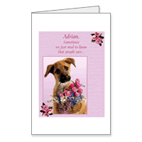 I Care Printable Care & Concern Get Well Cards