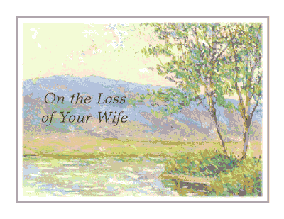 Deepest Sympathy on the Loss of Your Wife Printable Card
