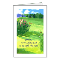 May God Be with You Printable Religious Sympathy Cards