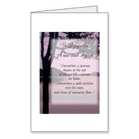 Somewhere Printable Sympathy Cards