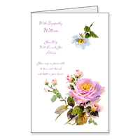 In the Loss of Your Wife Printable Sympathy Cards for Family Members