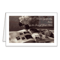 Loss of Sister Printable Sympathy Cards for Family Members