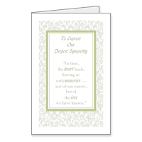 Our Deepest Sympathy Printable Loss of a Loved One Sympathy Cards
