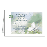 Time Will Bring Peace Printable Loss of a Loved One Sympathy Cards