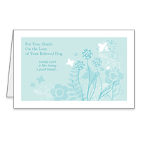 Like Losing a Friend Printable Loss of Pet Sympathy Cards