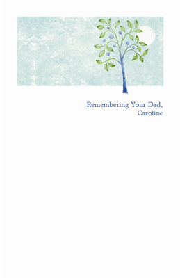 Remembering Your Dad Printable Card
