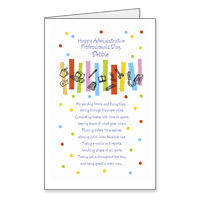 For All You Do Printable Administrative Professionals Day Cards