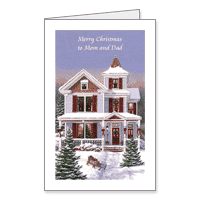 For Wonderful Parents Printable Christmas Cards for Parent