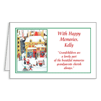 Gift of Grandchildren Printable Christmas Cards for Grandchild