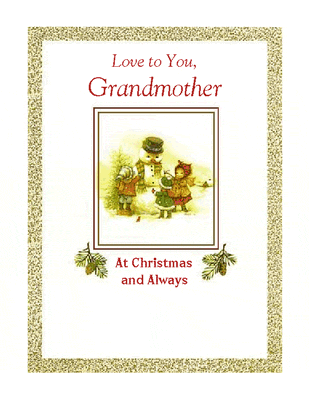 Love for Grandmother Printable Card